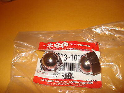 Suzuki TS50 TS75 TS125 TS185 TS250 TS400 TM250 TM400 T350 T500 shock nuts OEM