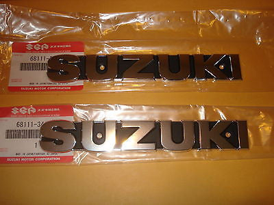 Suzuki A100 GT185 GT250 GT380 GT550 fuel tank emblems OEM