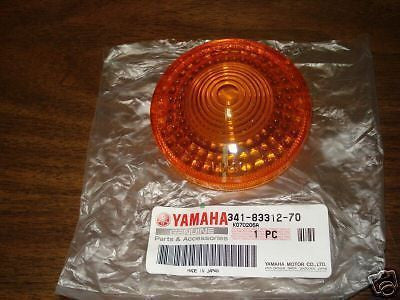 Yamaha XS1 XS2 XS360 XS400 XS500 XS650 TX500 TX650 TX750 turn signal lens OEM