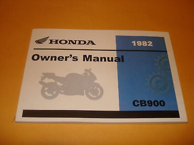 Honda  CB900 CB900C CB 900 Owners Manual 1982