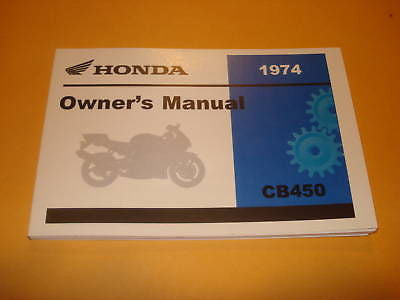 Honda  CB450  CB 450 K7 Owners Manual 1974
