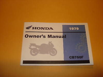 Honda CB750F CB750 F CB 750F  Owners Manual 1979