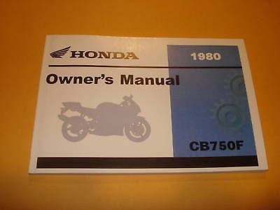 Honda CB750F CB750 F CB 750F  Owners Manual 1980