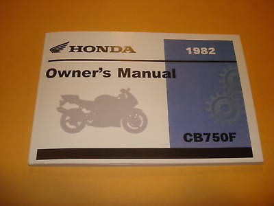 Honda CB750F CB750 F CB 750F  Owners Manual 1982
