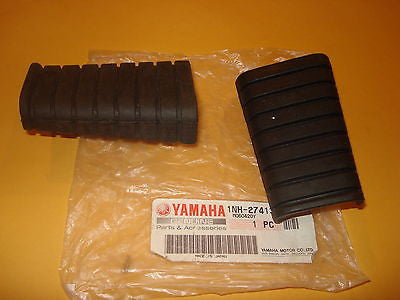 Yamaha XV535 VJ700 XJ700S XV1100 VMX1200 Maxim V-Max Virago foot peg rubbers OEM