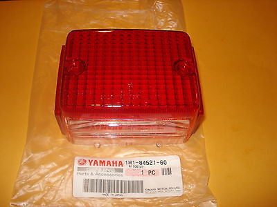 Yamaha QT50 GT80 DT50 DT80 DT100 DT125 DT175 DT250 DT400 taillight lens OEM